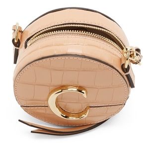 **Authentic**Chloe The Mini Bag in Rose gold